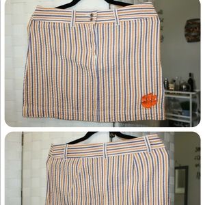 Clemson mini skirt